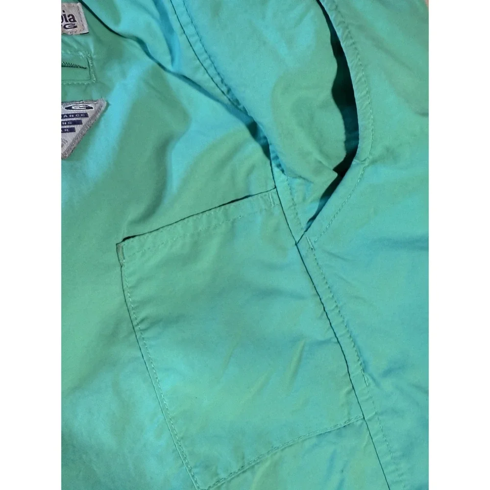 Columbia Men's PFG Teal Water/Swim Shorts Pockets Drawstring Size XL